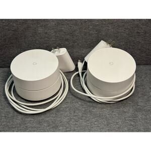 Google WIFI Access Point Router AC-1304 WIFI Google Mesh USB-C Power Cord- 2 Pcs